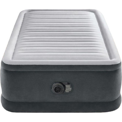 Надувная кровать INTEX Comfort Plush 67766, 99×191×33 см, встроенный насос 220V